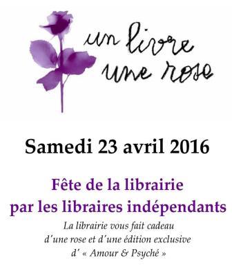 Un livre une rose 2016